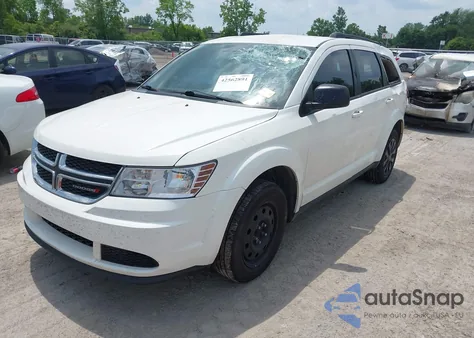 2017 Dodge Journey Se from USA, damaged, VIN 3C4PDCAB3HT505002